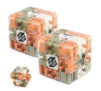 Grand Cube Labyrinthe 3D Puzzle, Cube Sphère Magique 3D, Jeu Casse-tête Captivant, Puzzle De Logique Spatiale pour Enfants Et Adultes, Jeu De Défi Mental 2pcs