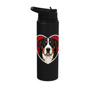 Grand cœur de chien de montagne suisse Stainless Steel Insulated Water Bottle