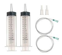 Grand cylindre en plastique de 150 ml avec tuyau pour laboratoires scientifiques, arrosage de jardin, industrie (2, 150 ml)