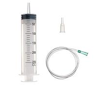 Grand cylindre en plastique de 250 ml avec tuyau pour laboratoires scientifiques, arrosage de jardin, industrie (1, 250 ml)