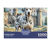 Grand Danois Puzzle 1000 Pièces Volumineuses Haute Qualité, Esthétique Panoramique, Jeu De Puzzle Difficile, Cadeau De Noël pour Filles/garçons, Adultes Et Personnes De Plus De 14 Ans 38x26cm/1000pcs