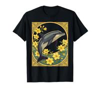 Grand Dauphin commun avec Fleurs de Jasmin Jaune T-Shirt