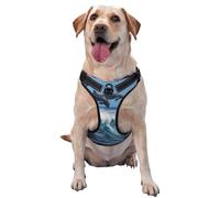Grand Dauphin commun,Harnais pour Animaux de Compagnie, Harnais réfléchissant réglable pour Chien,M