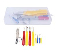 Grand découseur en acier inoxydable, outil professionnel pour enlever les points, dispositif de relevage de fil avec poignée confortable pour les travaux manuels, outils de