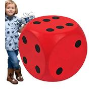 Grand Dice - 15 cm PU, Gros dés en Mousse | Blocs de Jeu d'enseignement Doux | Touet éducatif Amusant Math Counting Practice Tool for Kids Group Activities Party Games Party