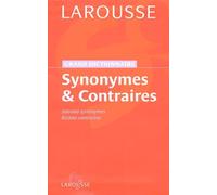 Grand dictionnaire des synonymes et contraires