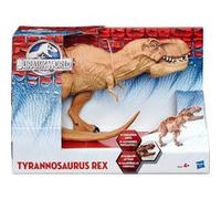 Grand dinosaure t-rex brun de 40cm avec machoire qui s actionne - dino - tyrannosaurus rex - hasbro - jurassic world