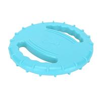 Grand Disque Volant pour Chien, Jouet Flexible à 2 Côtés Creux, en Caoutchouc, Jouet de Nettoyage des Dents, D'entraînement pour Animaux de Compagnie, Jeu en Plein Air (Blue)