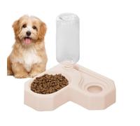 Grand distributeur de nourriture pour chien | 500 ml Love Distributeur d'eau à angle droit pour chien, gamelle d'eau pour chien, chat anti-basculement et distributeur d'eau pour chiens, chiots,