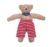 Grand Doudou Peluche Ours brun 32cm Nanchen Natur® Coton & Laine Bio