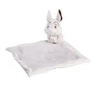 Grand Doudou Plat Lapin Panpan Lange Gris Et blanc 27 X 27 Cm - Peluche Enfant Et Bebe et 1 Carte tigre - Naissance