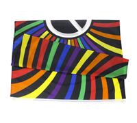 Grand Drapeau Arc-en-ciel Gay 150cm en Polyester pour Événements | Facile à Suspendre, Vole Légère Brise, Décoration Murale Intérieure, pour Balcons et Rambardes