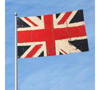 Grand drapeau d'extérieur double face avec 2 œillets en laiton - Drapeau britannique pour toutes les saisons - Pour jardin, cour, pelouse, décoration extérieure