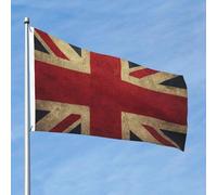 Grand drapeau d'extérieur double face avec 2 œillets en laiton - Drapeau britannique - Pour toutes les saisons - Pour jardin, cour, pelouse, décoration extérieure