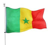 Grand drapeau du Sénégal 152 x 91 cm - Parfait pour les événements ou occasions du Sénégal