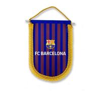 Grand drapeau FC Barcelone N° 2 - Produit sous licence - Dimensions 22 x 16 cm - 100 % acrylique