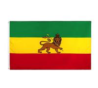 Grand Drapeau lion of judah rasta reggae Ethiopie 150 cm x 90 cm