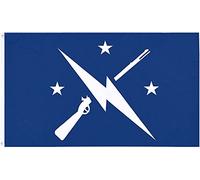 Grand Drapeau Minutemen Du Commonwealth Américain Imprimés Double Face Bannière Personnalisée Résistant À La Décoloration Drapeau Grand Pour Fans Événements Sportifs Jardin 90X150Cm