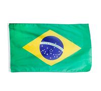 Grand drapeau national du Brésil 150 x 90 cm