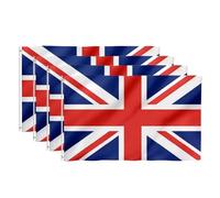 Grand drapeau Union Jack 1,5 x 0,9 m en polyester de qualité supérieure avec œillets métalliques, décoration de fête royale britannique, pub, jardin, bannière
