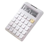 Grand écran LCD Calculatrice Grand Bouton Batterie Solaire Double Alimentation pour Maison Ecole Applications Pratiques Grande Calculatrice LCD