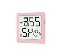 Grand écran LCD Digital Humidité Température Moniteur avec indicateurs de montage Énergie Efficacité énergétique Double Affichage Hygromètre pour Maison Bureau