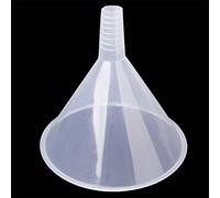 Grand entonnoir triangulaire en plastique transparent de 150 mm, réutilisable, durable, pour cuisine, laboratoire, garage, voiture