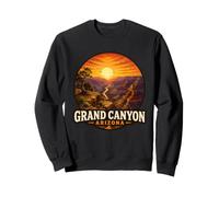 Grand et Canyon Coucher de Soleil Arizona Colorado River Art Sweatshirt