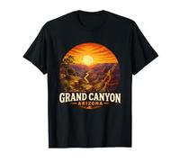 Grand et Canyon Coucher de Soleil Arizona Colorado River Art T-Shirt