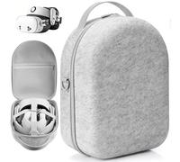Grand étui de transport pour Meta Quest 3/Quest 3S, étui de voyage rigide compatible avec sangle de tête de batterie, contrôleurs et autres accessoires, sac de voyage portable pour Oculus Quest 3S