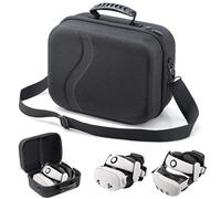 Grand étui de transport pour Meta Quest 3S, étui de voyage rigide compatible avec BOBOVR S3 Pro/Kiwi, manette Oculus Quest 3S et autres accessoires, grand sac de voyage à coque rigide (taille XL,