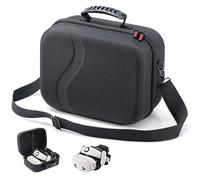 Grand étui de transport pour Meta Quest 3S/Quest 3, étui de voyage rigide pour BOBOVR S3 Pro/Kiwi, sangle de tête de batterie, contrôleurs et autres accessoires, sac de voyage portable pour Oculus