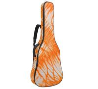 Grand étui pour guitare acoustique, grand étui pour guitare de 101,6 cm, 101,6 cm, sac de transport imperméable avec protection rembourrée, plusieurs poches, motif papillon vintage, Multicolore #08,