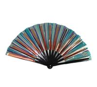 Grand éventail pliable pour rave chinois, Tai Chi Kung dansant pour Line Fu Fan Popping