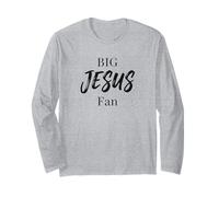 Grand Fan de Jésus, Foi chrétienne, croyant, évangile Manche Longue