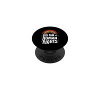 Grand Fan des Droits de l'homme Arc-en-Ciel PopSockets PopGrip Adhésif