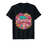 Grand Fan du féminisme Floral Droits de l'homme Féministe Égalité T-Shirt
