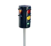 Grand feu de signalisation AMPELMANN (71 cm) - Grand Jouet de Feux de Circulation pour Enfants à partir de 3 Ans avec lumière & Bonhomme de Circulation culte, Lampe pour Enfant avec 4 côtés jouables