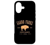 Grand Forks - Souvenir du Dakota du Nord - Style Vieilli Coque pour iPhone 17