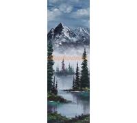 Grand Format Diamond Painting Forêt Diamond Painting Adulte, 20x60 cm/7.8x23.6 In Diamant Painting Paysage Peinture Diamant Adulte, DIY 5D Broderie Diamant Kit Complet, pour Décoration Murale Maison