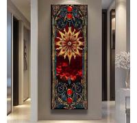 Grand Format Diamond Painting Mystérieux Diamond Painting Adulte, 40x120 cm/15.7x47.2 In Diamant Painting Totem Peinture Diamant Adulte, DIY 5D Broderie Diamant Kit Complet, Décoration Murale Maison