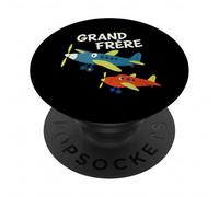 Grand Frère Avion À Hélice Révélation De Grossesse PopSockets PopGrip Adhésif