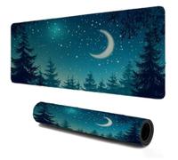 Grand Gaming Tapis de Souris XXL 1200x600, Mousepad Arbre Lune, Portable Mouse Pad à Bords Cousus, Antidérapant Tapis Caoutchouc, Tapis Déco Bureau pour PC, Ordinateur, Travail, Idée Cadeau S-427