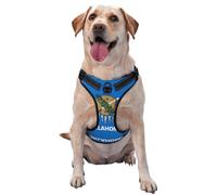 Grand gilet de traction imprimé drapeau de l'État de l'Oklahoma pour animaux de compagnie à porter lors de la promenade du chien ou de l'escalade des montagnes