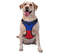 Grand gilet de traction imprimé drapeau des Philippines pour animaux de compagnie à porter lors de la promenade du chien ou de l'escalade des montagnes