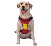 Grand gilet de traction imprimé drapeau espagnol pour animaux de compagnie à porter lors de la promenade du chien ou de l'escalade des montagnes