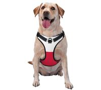 Grand gilet de traction imprimé drapeau polonais pour animaux de compagnie à porter lors de la promenade du chien ou de l'escalade des montagnes
