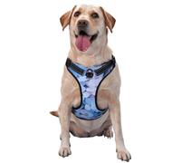 Grand gilet de traction imprimé hortensia pour animaux de compagnie à porter lors de la promenade du chien ou de l'escalade des montagnes