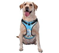 Grand gilet de traction imprimé Mouettes en vol Idéal pour promener le chien, randonnée, voyage quotidien