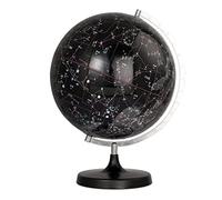 Grand globe constellation transparent noir avec marquage de texte...(A)